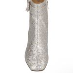 Jimmy Choo  Dazzling Coarse Glitter Fabric Crystal Myan 45 Boots Platinum size 38 Photo 3