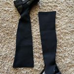 ASOS petite Kimmy chunky over knee boots Black Size undefined Photo 3