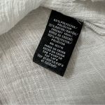 Zac and Rachel Bohemian Linen Feel Flowy Top Crochet Nevkline Hem Sleeve 2X Photo 8