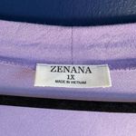 Zenana Outfitters Purple Open-Front Cardigan Sweater Photo 3