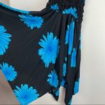 Y2K Coconut Girl Mini Dress Floral Print Black Size M Photo 6