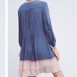 Anthropologie Holding Horses x Blue Dip Dye Tassel Dress Size 10 Photo 7