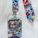 Dexter’s Laboratory lanyard with Id/ card holder Blue Photo 1