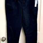 Liz Claiborne 3/$25  black crop pants w/ tie waist‎ Photo 0