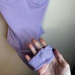 Timing  Lavender Ribbed Bodysuit Photo 4