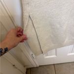 ASOS  Design Cream Midi Knit Sweater Dress Size 2 Cozy Minimalist Winter Photo 4