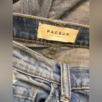 PacSun waist size 22 Vintage Icon distressed destroyed blue jeans raw hem Photo 3
