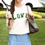 Tory Burch  tennis love sweatshirt  Photo 0