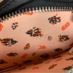 Glampire Coffin Shaped Black Leather Bat Printed Zip up Envelope Wallet Photo 6