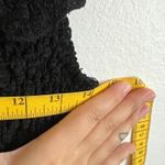 Black Lace Ruffle Hem‎ Dress, Coquette, Goth, Y2K, Romantic, Lolita, Medium Photo 6