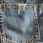 Sandrine Rose • Free People Indigo Wash Button Fly Straight Fit Jeans Blue Size 25 Photo 5