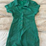 frankie's bikinis Frankie’s Bikinis Green Shimmer Romper Cover Up Size Small Photo 0