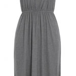 Cupshe  Gray Midi Dress Tank Dress Womens Large Sleeveless‎ Casual Summer Travel Photo 0