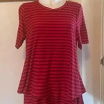 Agnes & Dora  Tiered‎ Tunic Size XL Red EUC! Photo 0