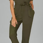 French Connection Trooper Tencel Olive Jumpsuit 8 Photo 0