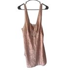 Lucie Ann II Vintage Large Baby Pink Satin Lace Floral Robe & Night Gown Set Photo 2