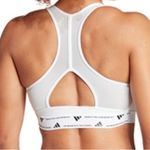 Adidas  women’s sports bra Training Entrenamiento Color white Size 3X Photo 2