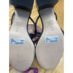 Schutz Princey Women's 8 B Black Knotted Block Heel Slide Slip-On Strappy Sandal Photo 3