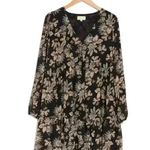 MELLODAY 🆕 Boho Vibes Chiffon Tier Tunic Top XS🆕 Photo 3