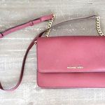 Michael Kors  Merlot Daniela Small Leather Crossbody Bag Photo 0