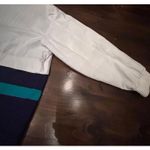 Vintage Izzi Spirit Sailing Jacket Colorblock Logo Embroidery Windbreaker Medium White Photo 6