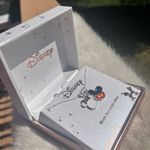 Disney  Mickey & Minnie Necklace Made For Each Other Silver Plated NWT Photo 1