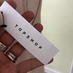 Topshop  Tilda Beige Side Button Mini Dress Photo 2