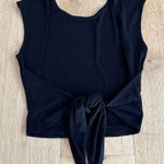 Tiger Mist  Sleeveless Top Open Back Shayna Size XS Black Photo 0