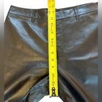 Nine West Black 100 Percent Leather Pants Straight Leg Women’s Size 6 Photo 6