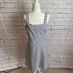 Draper James RSVP NWT Contemporary Navy Striped Dress Size Medium Photo 7