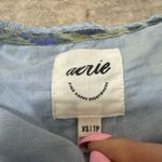 Aerie  rock n ruffle dress floral blue and green size xs Photo 2