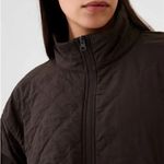 GapFit by True Black Mock Neck Woven Quilted Jacket | Size: XL Photo 11