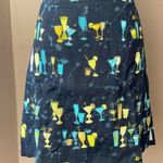 Holly Lane Women’s Cocktail Martini Black Skort Skirt Size 12 Photo 0