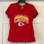 Team Apparel NFL Kansas City Chiefs Red Yellow Short Sleeve Tee M Size M Photo 0