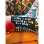 Tolani  Shirt Women Medium Black Silk Geometric Button‎ Down Long Sleeve Blouse Photo 8