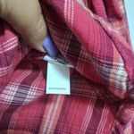 Sonoma Pink Plaid Western Button Front Long Sleeve Top Size PS Photo 9