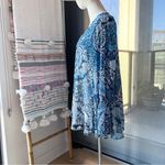 Show Me Your Mumu Perveen Paisley Printed Long Sleeves Tunic Dress Women’s XS Photo 2