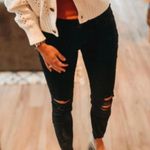 Universal Threads Distressed 0/25 Short Mid-Rise Skinny Jeans - ™ Black Photo 0