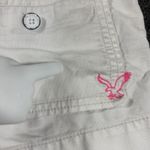 American Eagle Vintage Y2K Low Rise White Micro Shorts Sz 6 Mallcore Distressed Photo 8