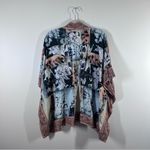 Tolani  collection antique floral printed‎ kimono art to wear boho Photo 3