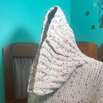 Jessica Simpson  Cream Speckled oversized Turtleneck Sweater Photo 9