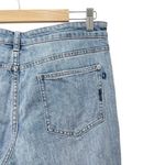 Anthropologie  Pilcro Laidback Flare Jeans Size 29 Patchwork Distressed High Rise Photo 8