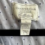 Charter Club  Blue Nightgown Lace Trim Cozy Sleepwear Classic Vintage Large Photo 2
