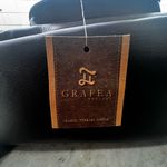 Sleek Black Leather Backpack Photo 1