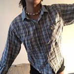 Vintage Plaid Button Up Flannel Photo 2