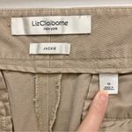 Liz Claiborne  Women’s Size 12 Pants Tan Jackie Straight Leg Stretch Casual Slack Photo 2