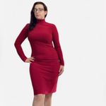 Norma Kamali  midi dress Zipper turtleneck Photo 2