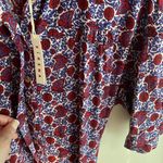 XiRENA Grady Romper Nichols Floral Cotton Belted Purple Size L Photo 8