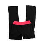 Everlast Flared Yoga Pants Foldover Waistband Stretch Black/Pink S Photo 1