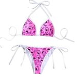 Hello Kitty NWOT  Triangle String Bikini Set Photo 0